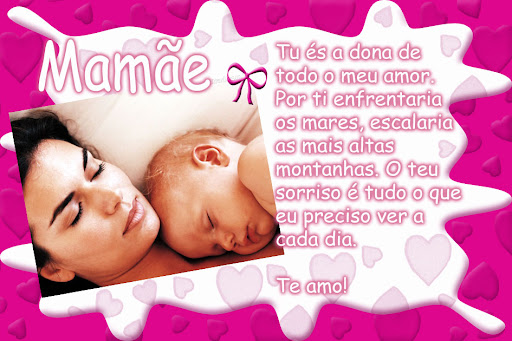 Feliz dia das mães