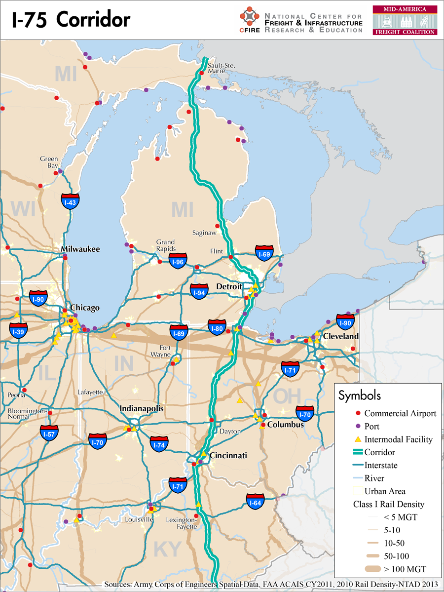 Map Of Ohio And Kentucky Border