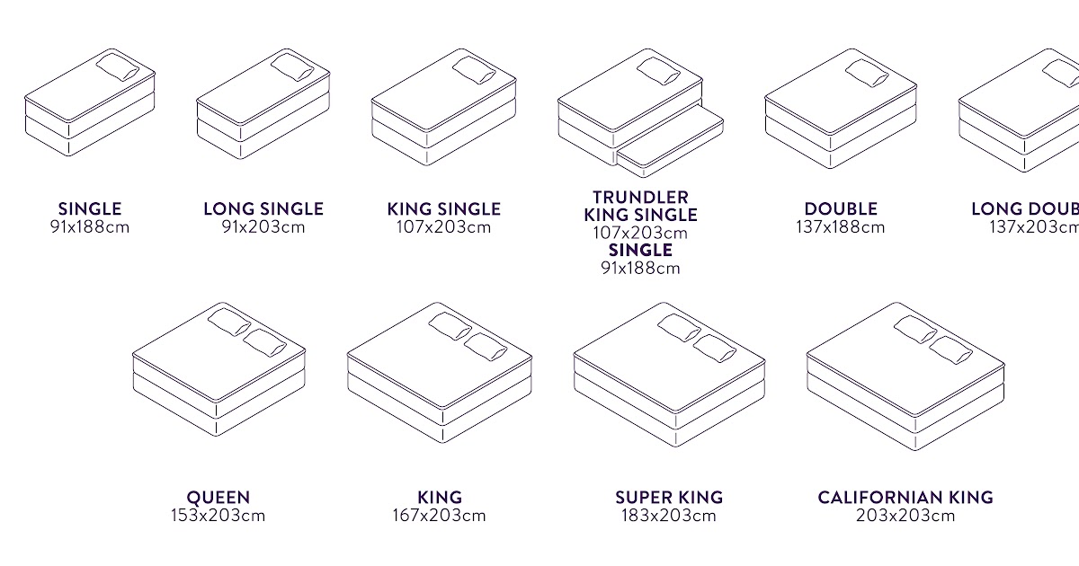 measurements of king single mattress