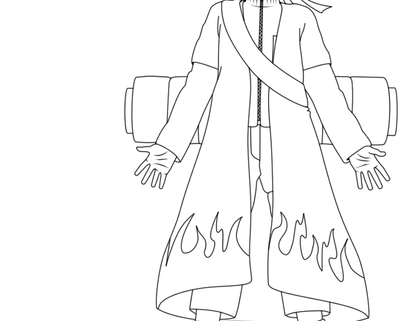 Naruto Face Coloring Pages - Anime Coloring Pages
