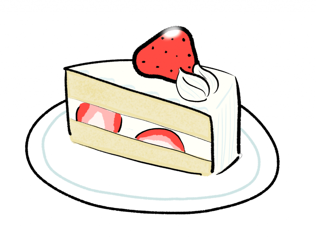 驚くばかりいちご ケーキ イラスト すべてのイラスト画像