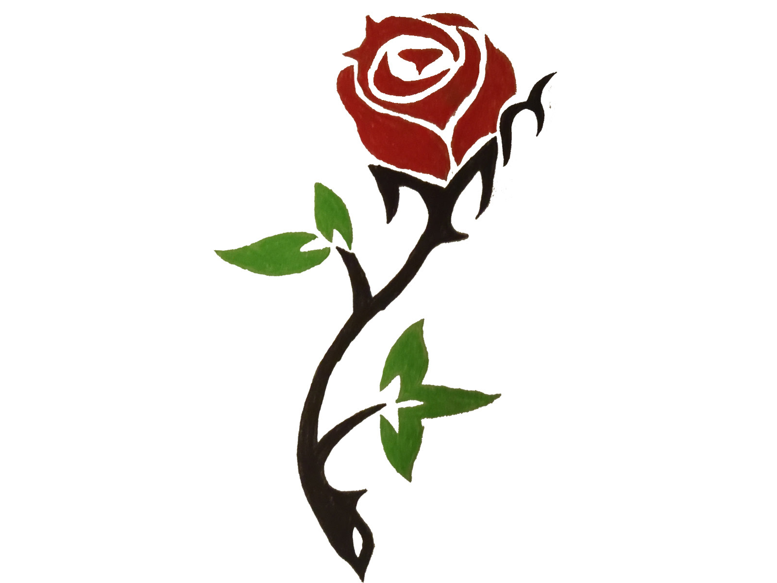 45+ Easy Tribal Rose Tattoo Designs Pictures