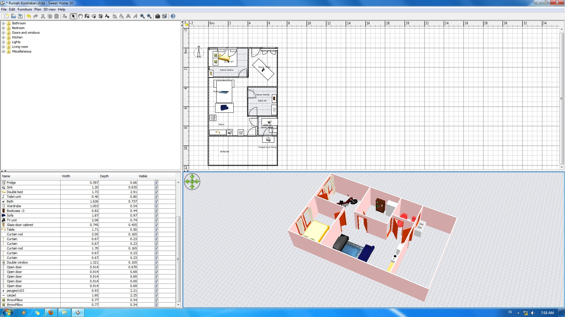 Download Gambar Kerja Rumah 2 Lantai Autocad - Fajar Permata