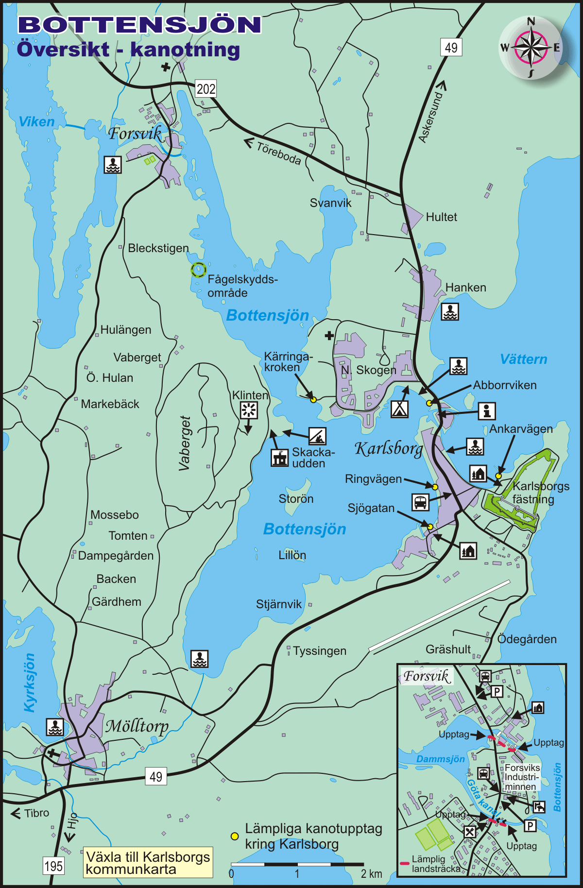 Karlsborg Karta | Karta
