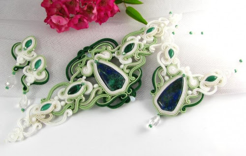 Bridal hand embroidered soutache set Bridal hand embroidered soutache set