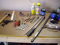All the tools used in the job