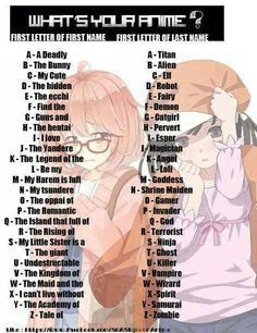 Featured image of post Anime Name Generator From My Name Let s make tons of japanese names in 5 seconds