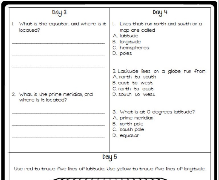 4th grade social studies worksheets printable social studies