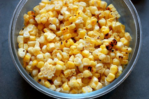 Leftover grilled corn by Eve Fox, Garden of Eating blog, copyright 2013