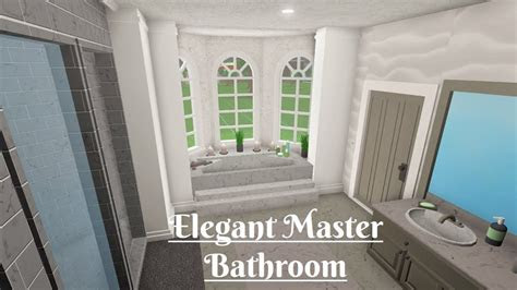 robloxbloxburg elegant master bathroom youtube