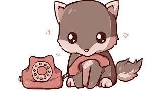 How To Draw A Wolf Kawaii - Drawing Tutorials