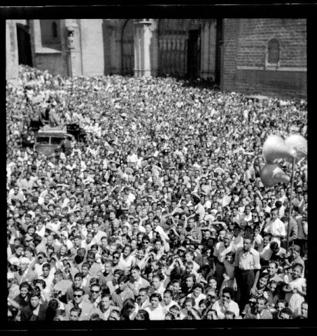 1959: Toledo recibe a Bahamontes (Fotografía Rodríguez)