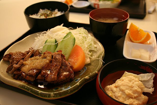 Beef teriyaki set