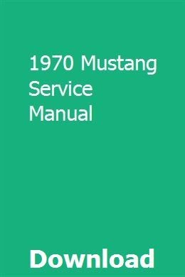 1970 Mustang Wiring Diagram Pdf | schematic and wiring diagram