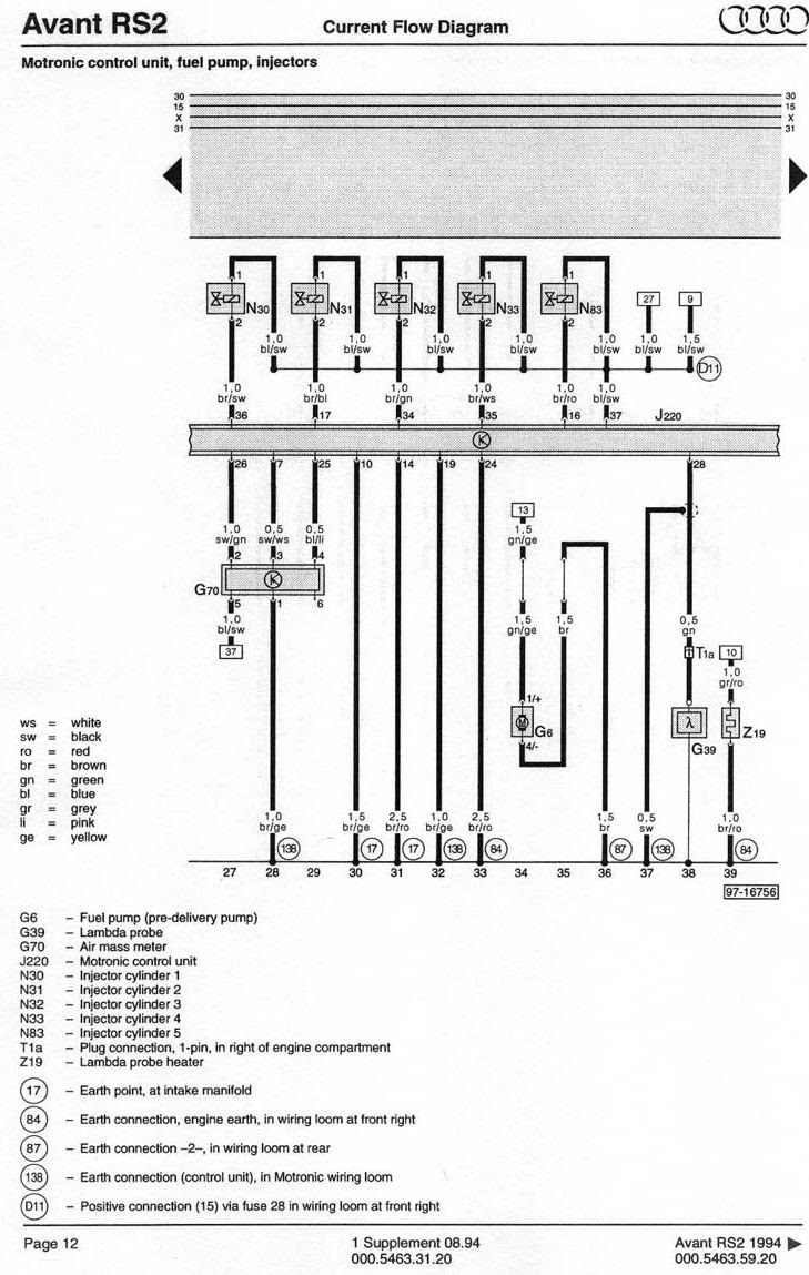 Mass Air Flow Sensor Wiring Diagram