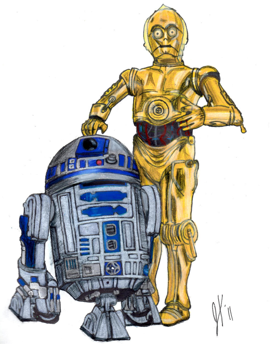 C3po イラスト イラスト素材 ベクター クリップアート Yukiko