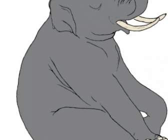 Keren 30 Gambar Kartun Gajah Duduk - Gambar Kartun HD