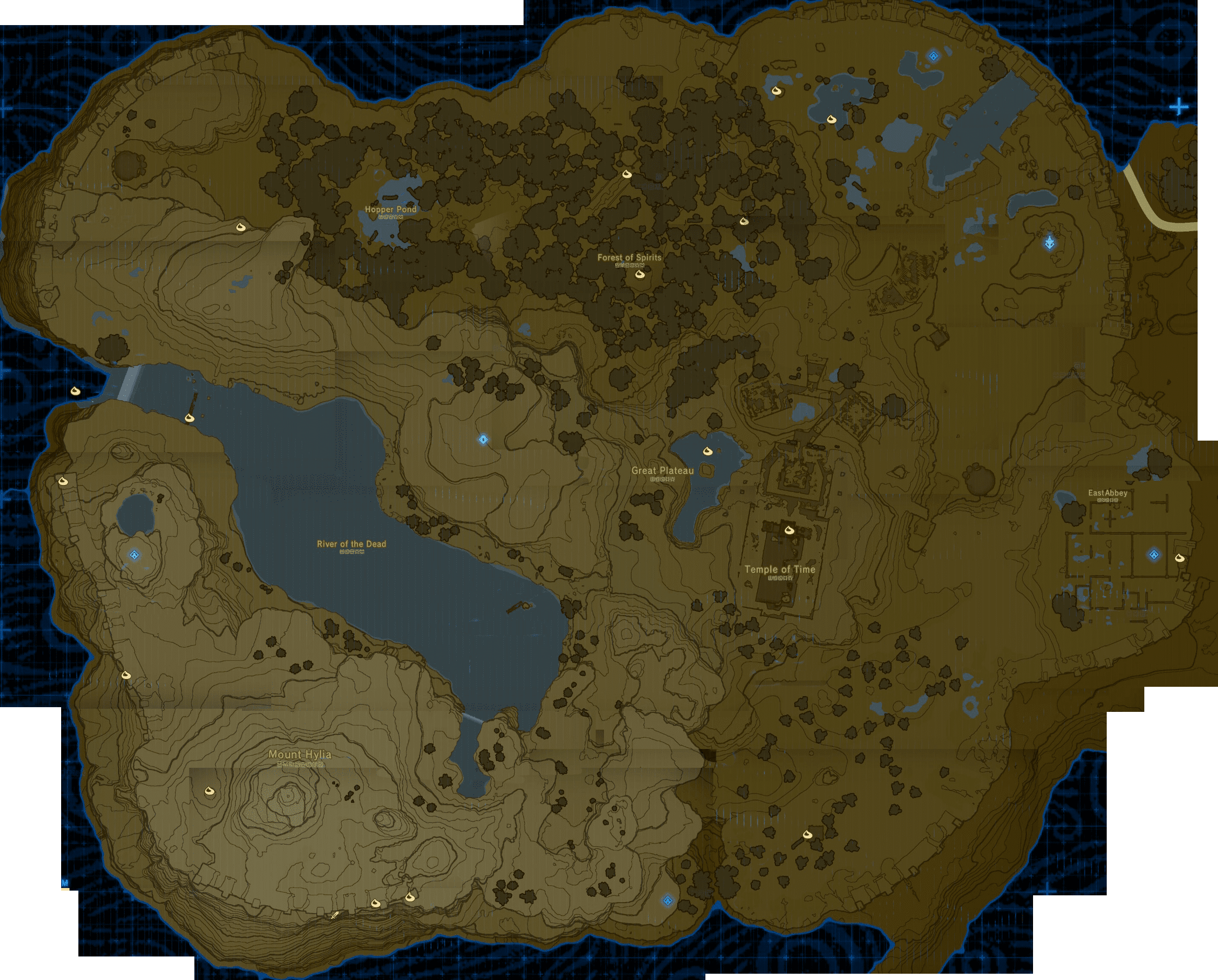 Breath Of The Wild Korok Seeds Map Maping Resources