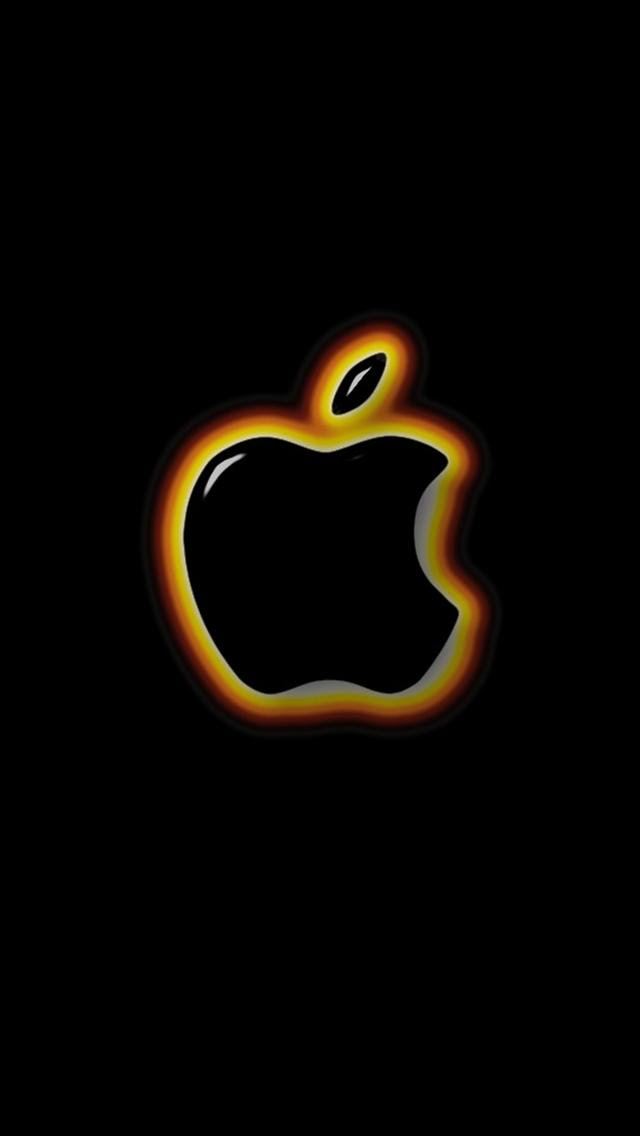 ぜいたくiphone 壁紙 Apple ロゴ 美しい花の画像