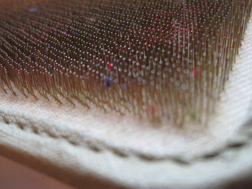 Velvet board closeup