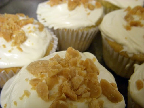 Salted Monkey Cupcakes