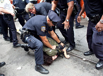 Police arrested protesters who had marched from Zuccotti Park to Union Square. Arrests were made after the protesters left Union Square and were heading back to Zuccotti Park.