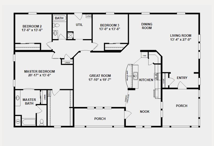 6 Bedroom Double Wide Floor Plans Floorplans click