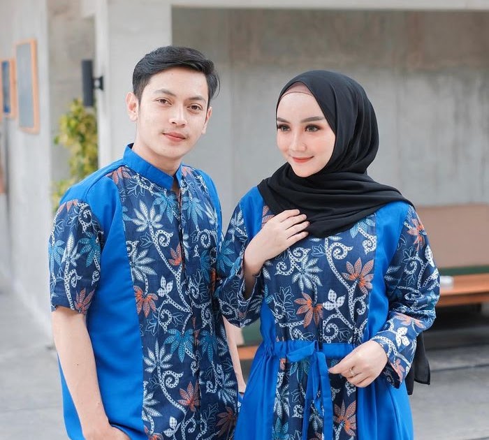 Baju  Couple  Kondangan Kekinian  Jual Batik Pasangan Gamis 