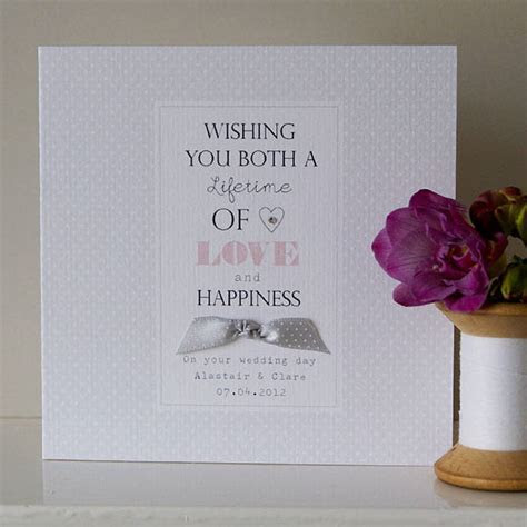 personalised wedding card by button box cards personalised wedding card by button box cards