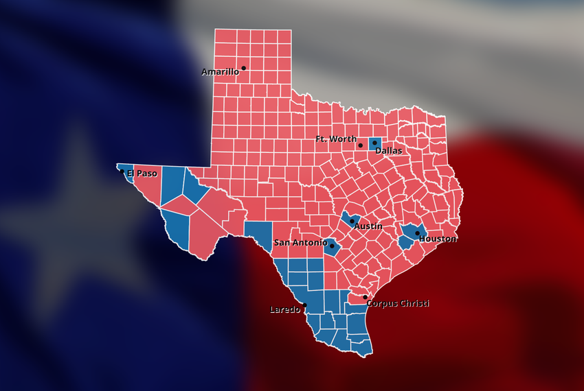 Political Map Of Texas With Cities | Map Of West