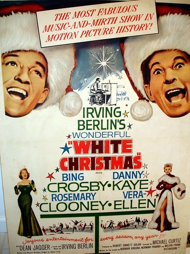 white xmas poster