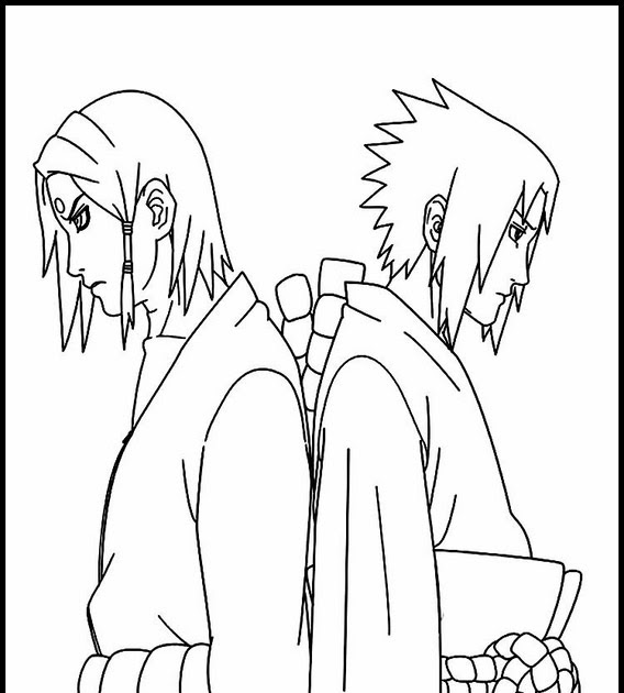 34 Sasuke Uchiha Coloring Pages - Free Printable Coloring Pages