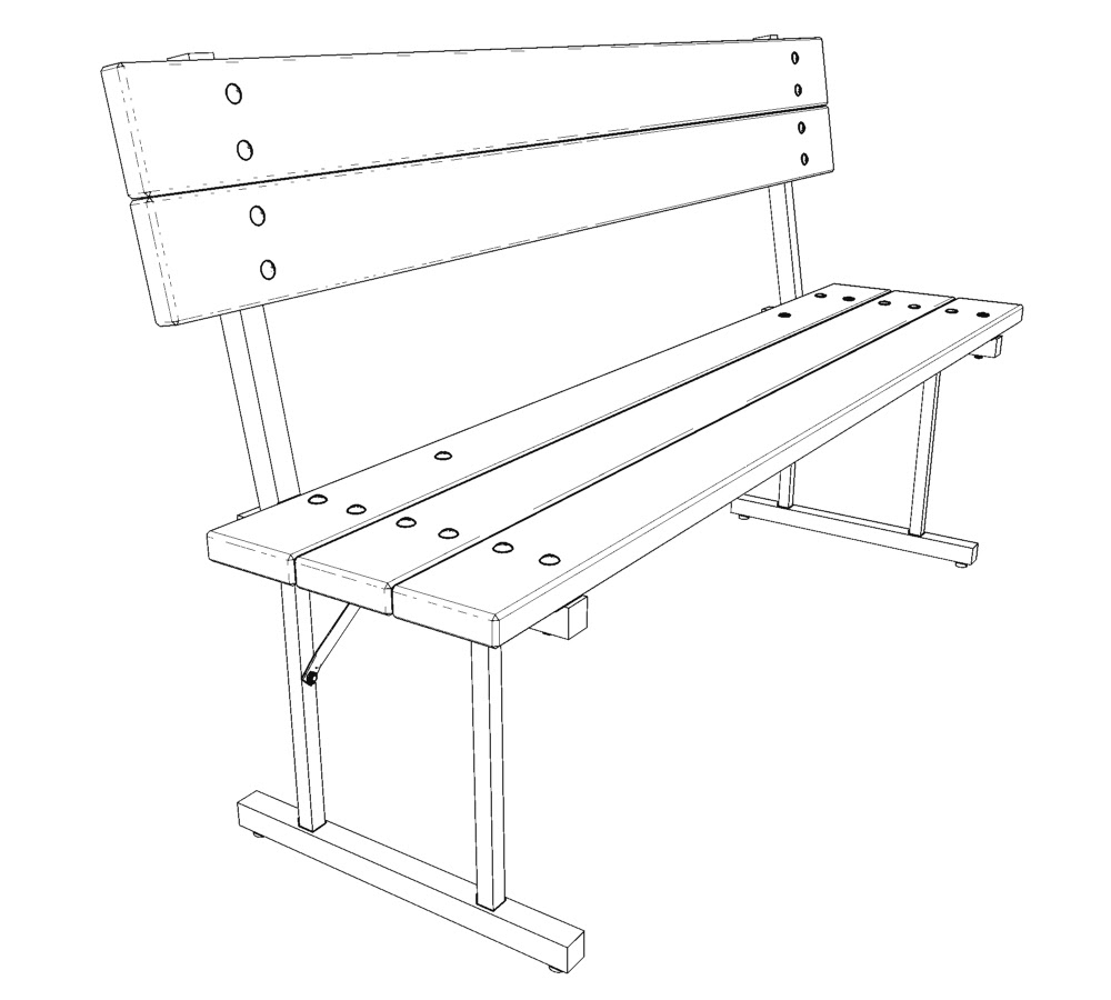 25 DIY Garden Bench Ideas Free Plans for Outdoor Benches 3d Bench