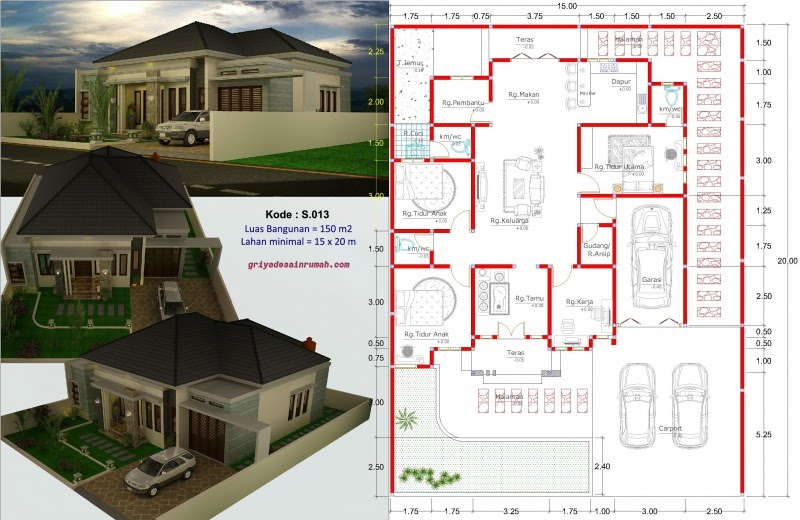 Gambar Denah Rumah Yang Ideal - Lowongan Kerja