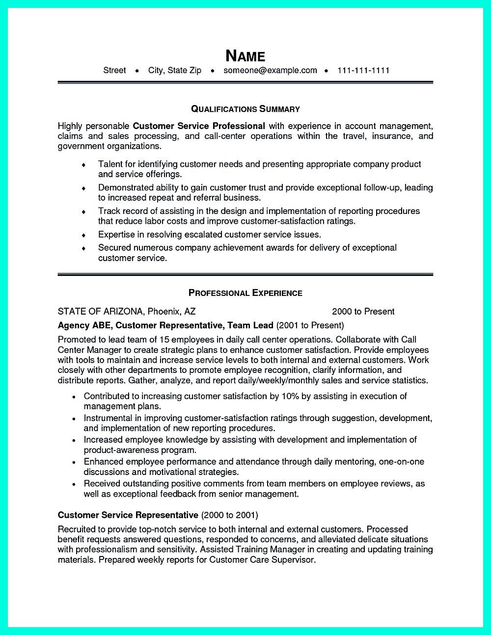 example of skills summary on resume