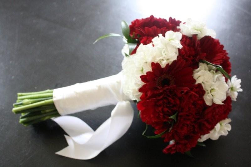 Burgundy Carnation Bouquet Wedding Number 2