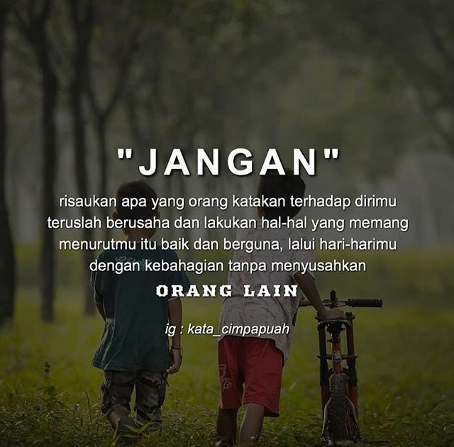 Kata Bijak Jangan Menyusahkan Orang Lain - malaytata
