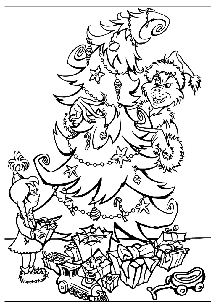 Free Printable Grinch Coloring Pages For Kids Free Printable Grinch Coloring Pages For Kids