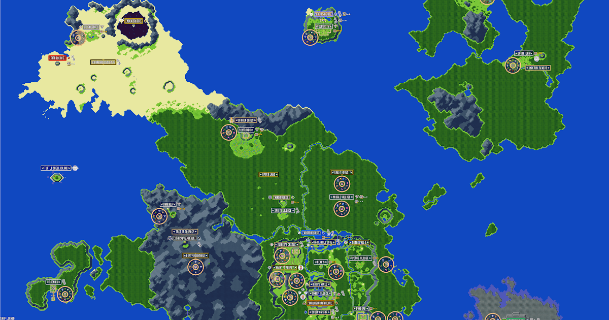 Secret Of Mana World Map ~ CAOTICAMARY