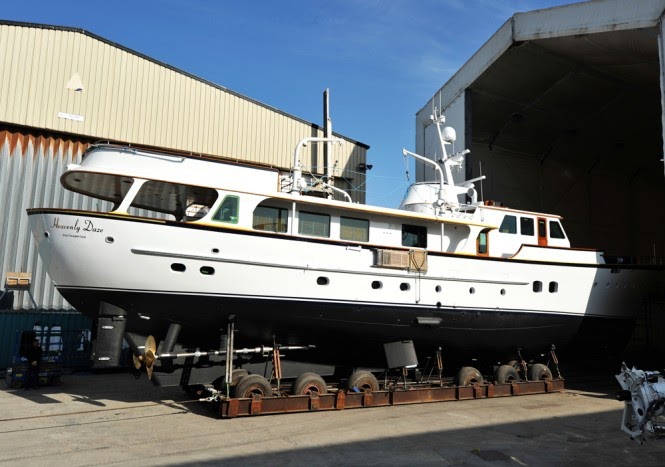classic steel motor yachts for sale