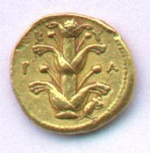 Silphion/Silphium: Cyrenean Gold Drachm