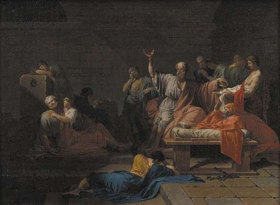 Jean-François Pierre Peyron - The Death of Socrates (1787)