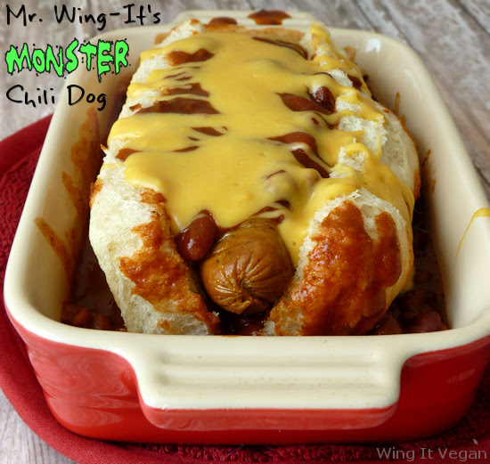 Mr. Wing It's Monster Chili Dog