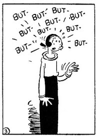 Olive: backup singer for L.L. Cool Jay. Popeye by E. C. Segar