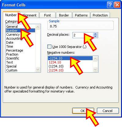 FormatCells