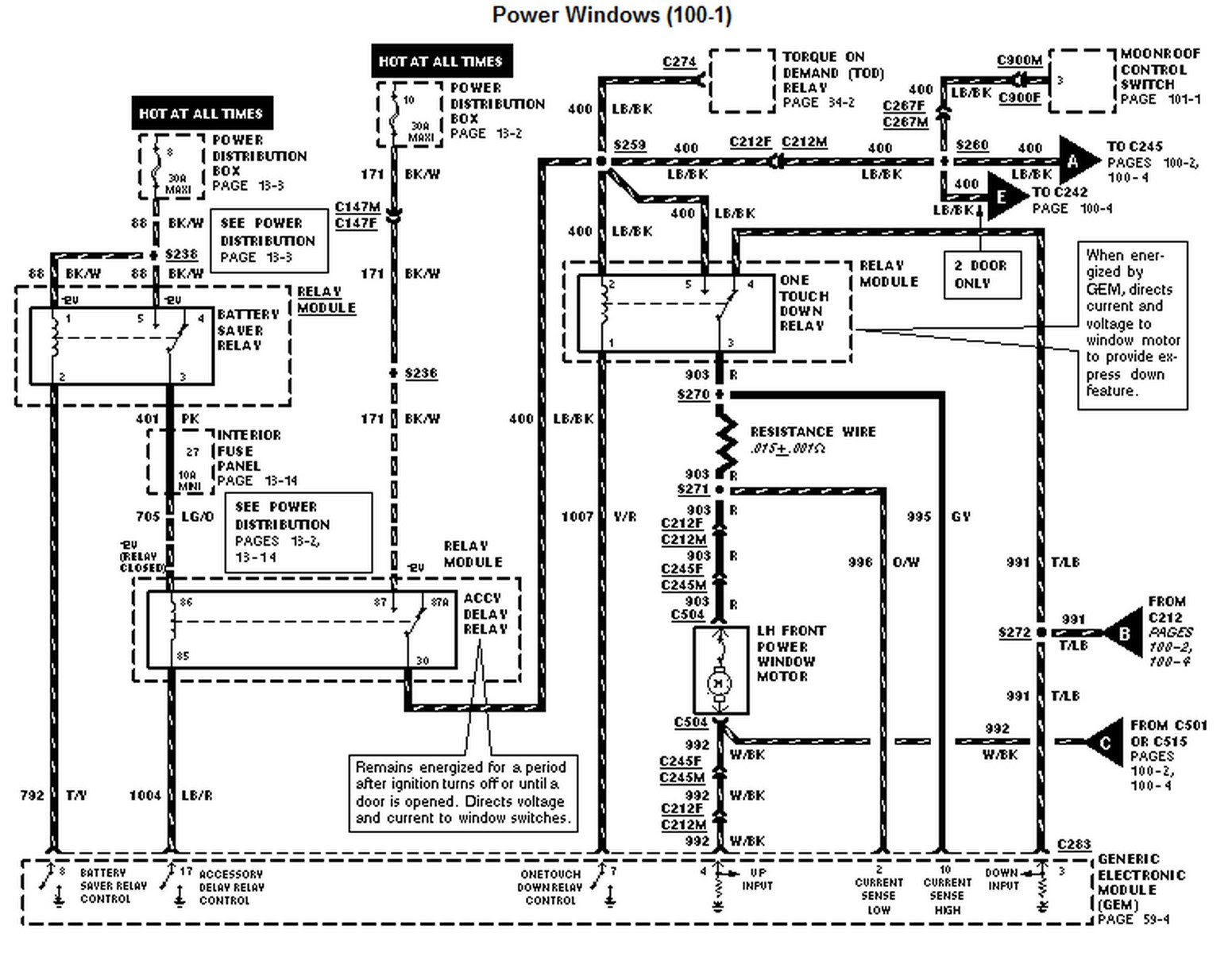 1997 Ford Explorer Radio Wiring Diagram