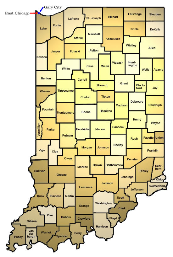 Indiana County Emergency Map ~ GOOGLESAGY