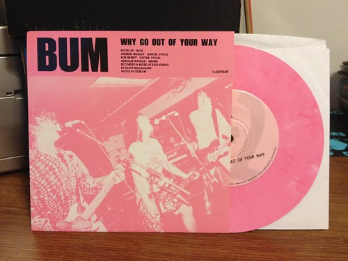 Bum / FiFi and the Mach III - Split 7" - Pink Vinyl by Tim PopKid