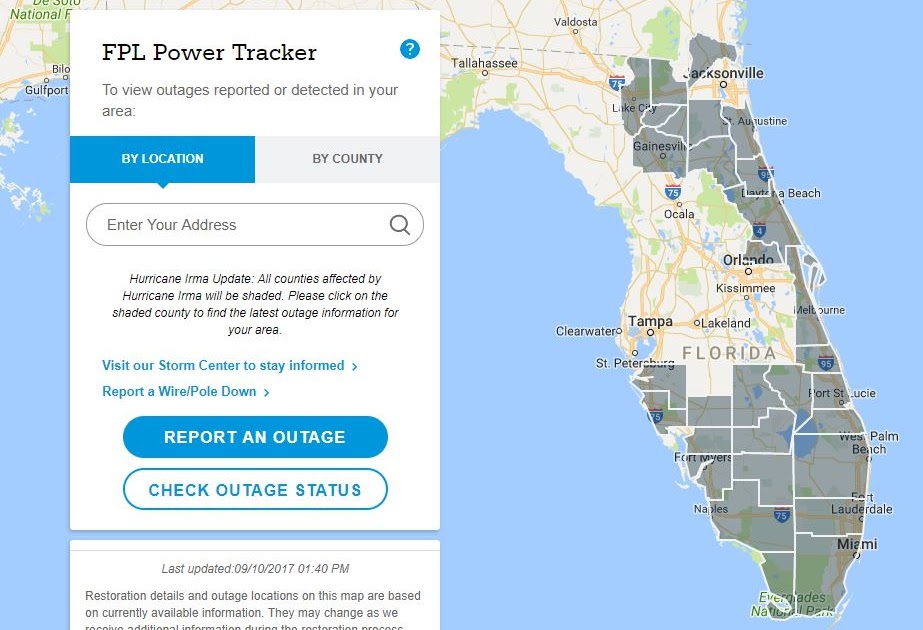 Duke Energy Outage Map Florida | Metro Map