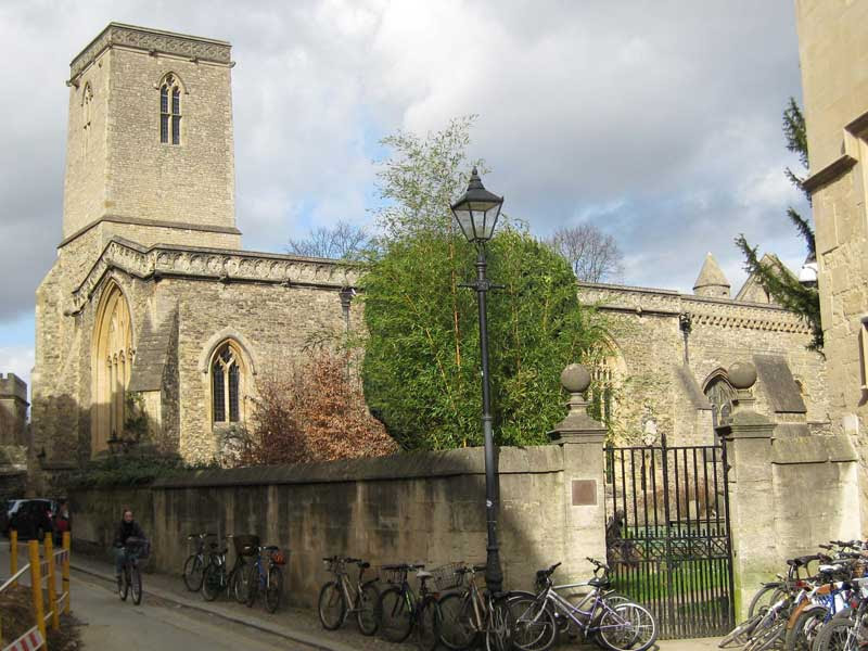 St Peter-in-the-East from Queen's Lane